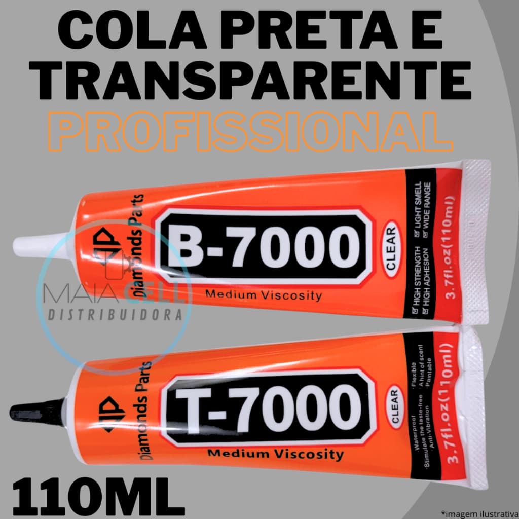 Cola Para Colar Tela De Celular T7000 / B7000 15ml 110ml cola touch tela display celular cola artesanato