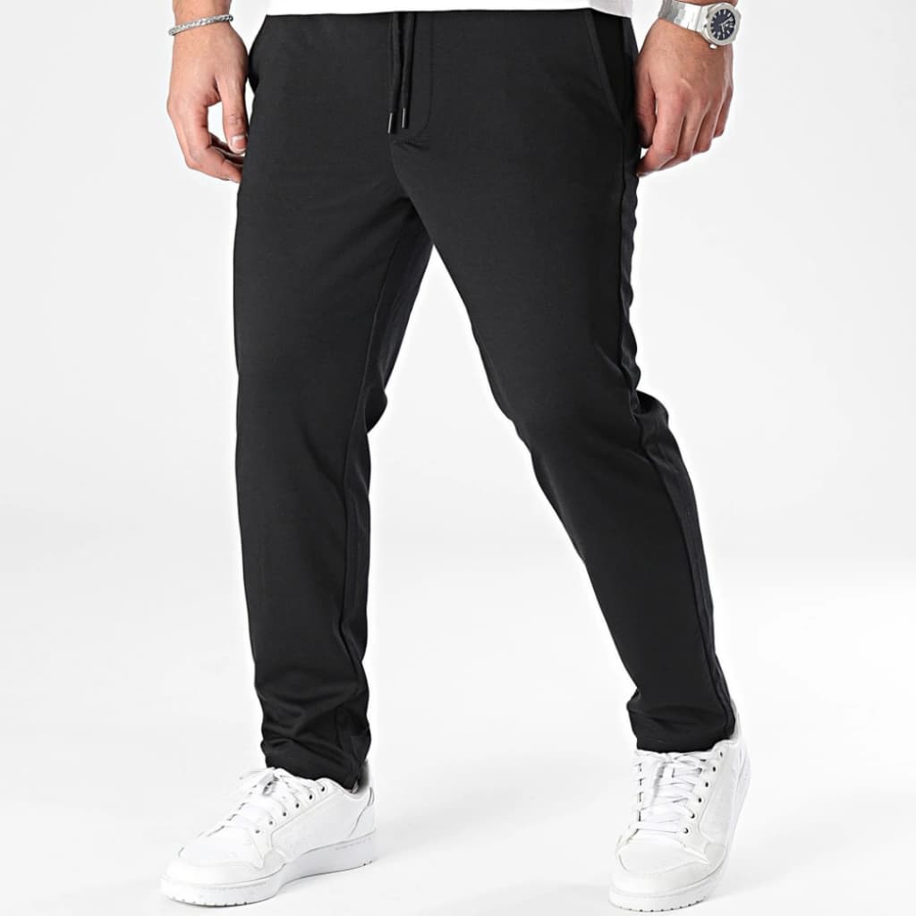 Calça Moletom Masculina Esportiva Com Punho Calça Moletinho Basica Slim Fit