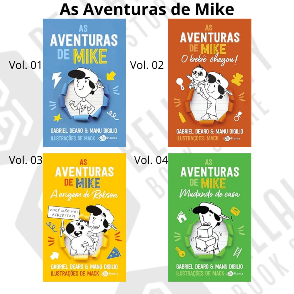 As Aventuras de Mike Vol.01 ao Vol.04
