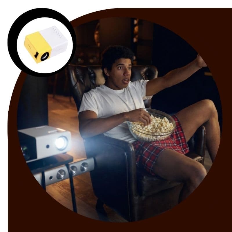 yg300 Projetor Para Celular Android Alta Resolução Ambiente