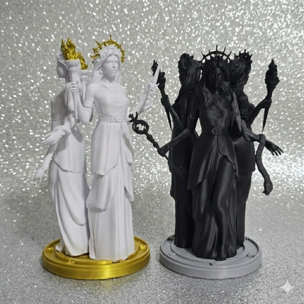Escultura Deusa Tríplice (Hecate)
