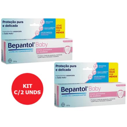 KIT C/2 BEPANTOL BABY CREME 120G