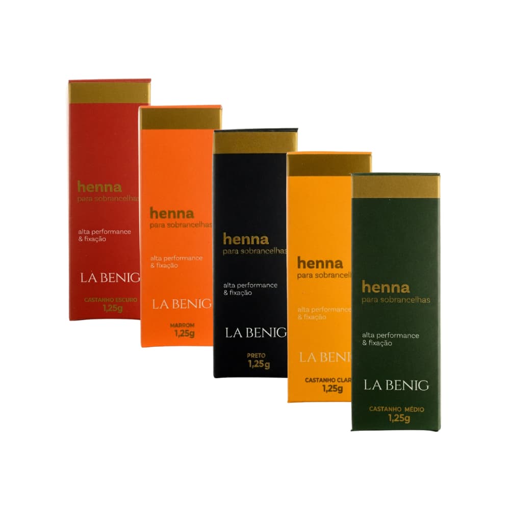 Henna La Benig 1,25g - Alta Fixação Promoção