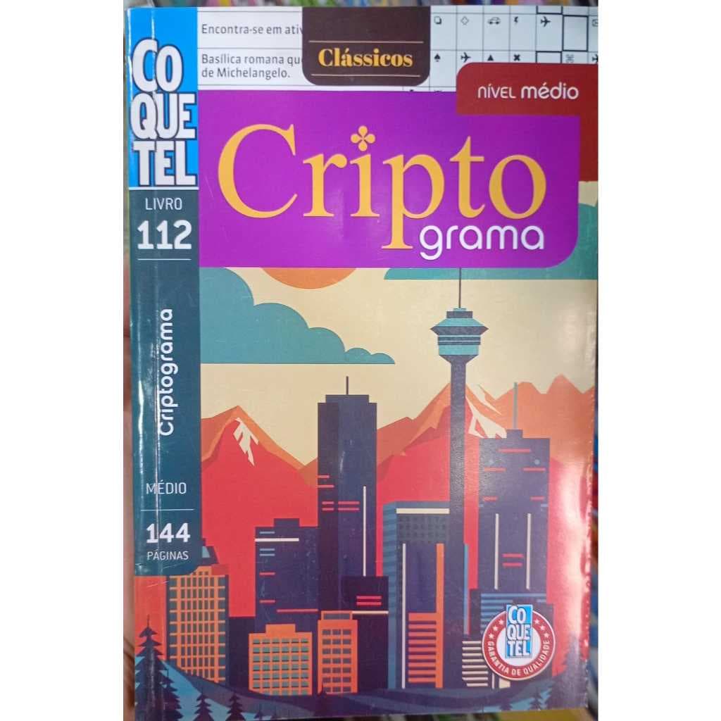 Livro Coquetel Criptograma nível médio edição 112