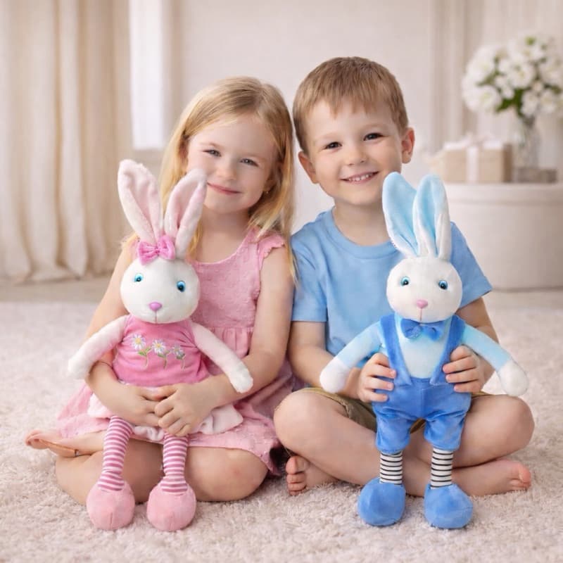 Coelho de Pelúcia Gigante 65cm Antialérgico Super Macio Presente Infantil Páscoa