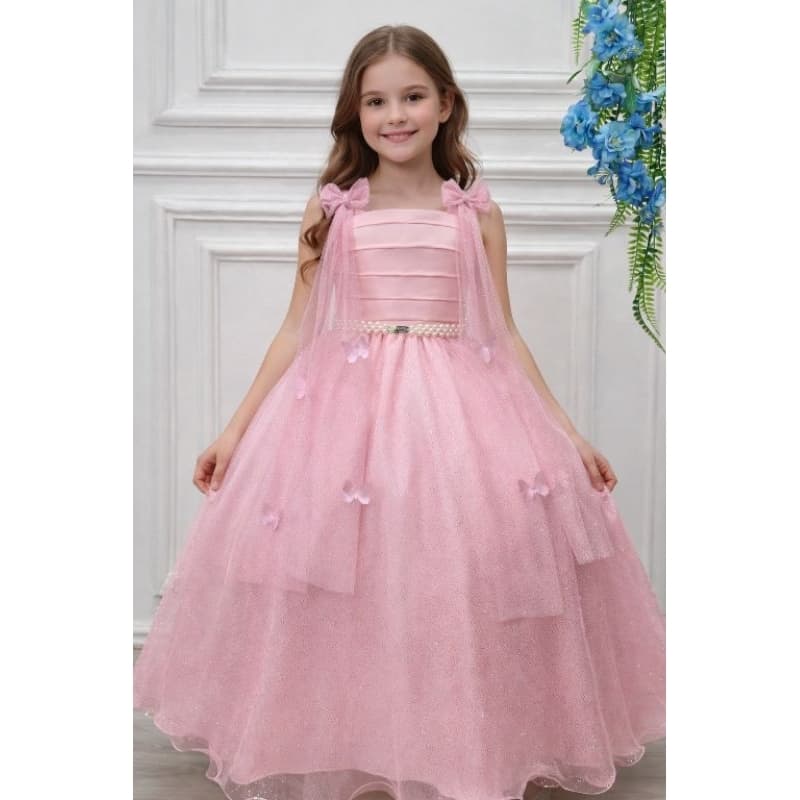 Vestido Infantil Longo Luxo vestido para Festas Vestido Para meninas