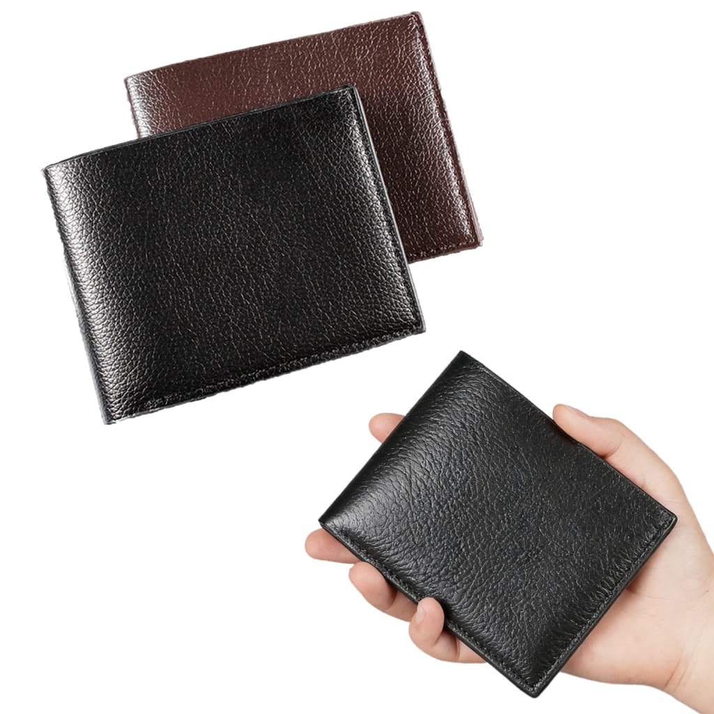 Carteira Masculina Porta-Cartões de Couro Casual e Dia a Dia Presente para Ele | Casual De Negócios