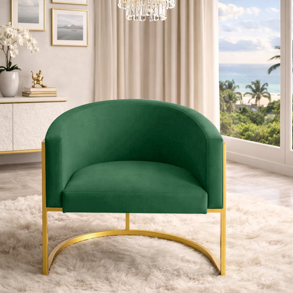 cadeira luna luxo base de ferro reforçada dourada