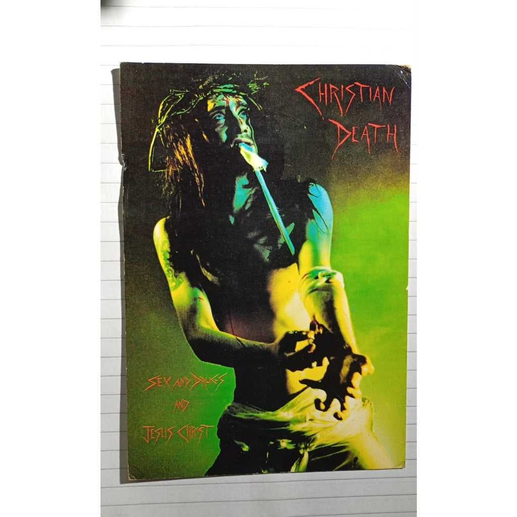 Cartão Postal – Sex and Drugs and Jesus Christ –Christian Death