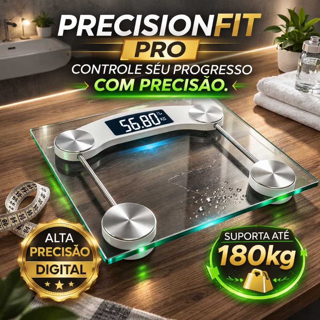 Balança Digital 180kg Alta Precisão Vidro Temperado Display LCD  academia esporte mulheres treino..