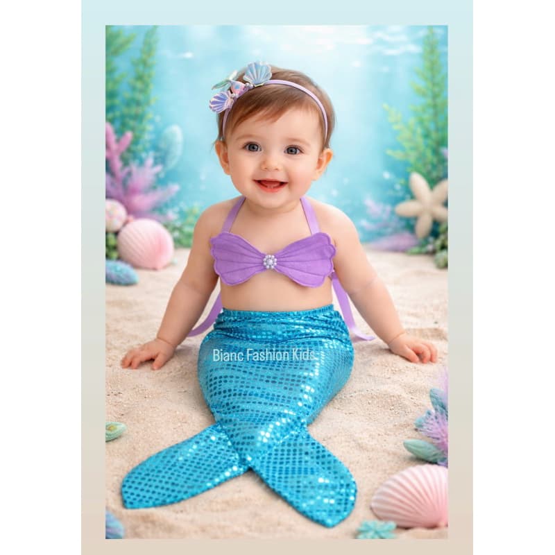 Fantasia sereia baby infantil