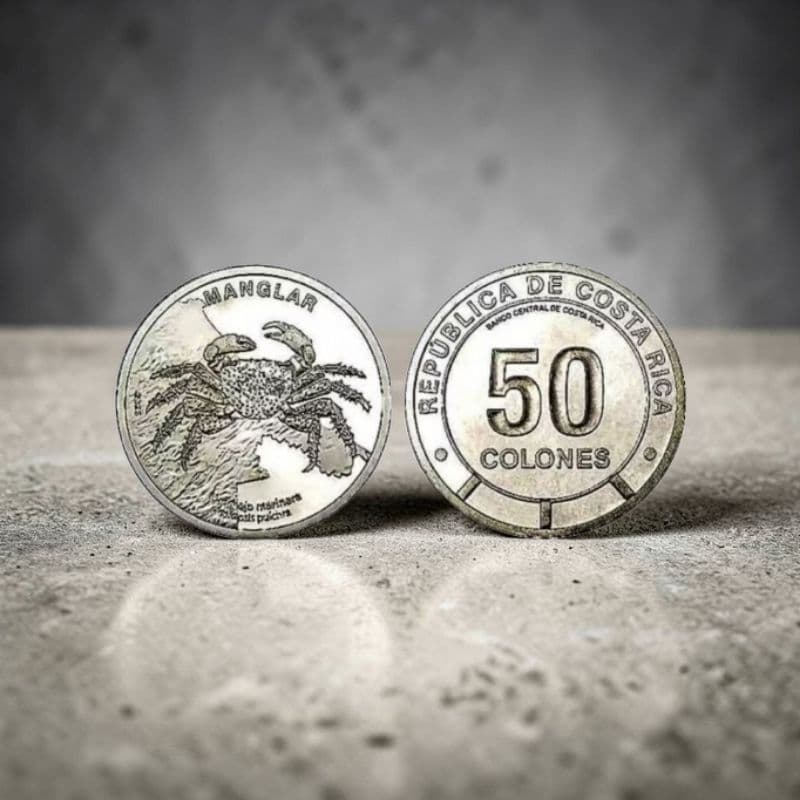 🇨🇷 @ # MOEDAS ANTIGAS COSTA RICA FLOR DE CUNHO # @ 🇨🇷