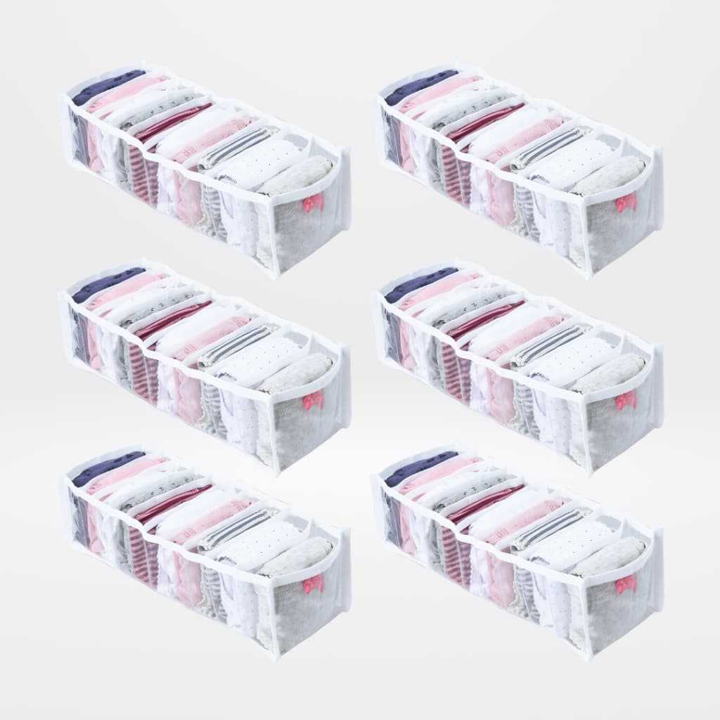 6 Colmeias Organizadoras de Armário e Gaveta para Calcinhas, Cuecas, Meias, Body RN