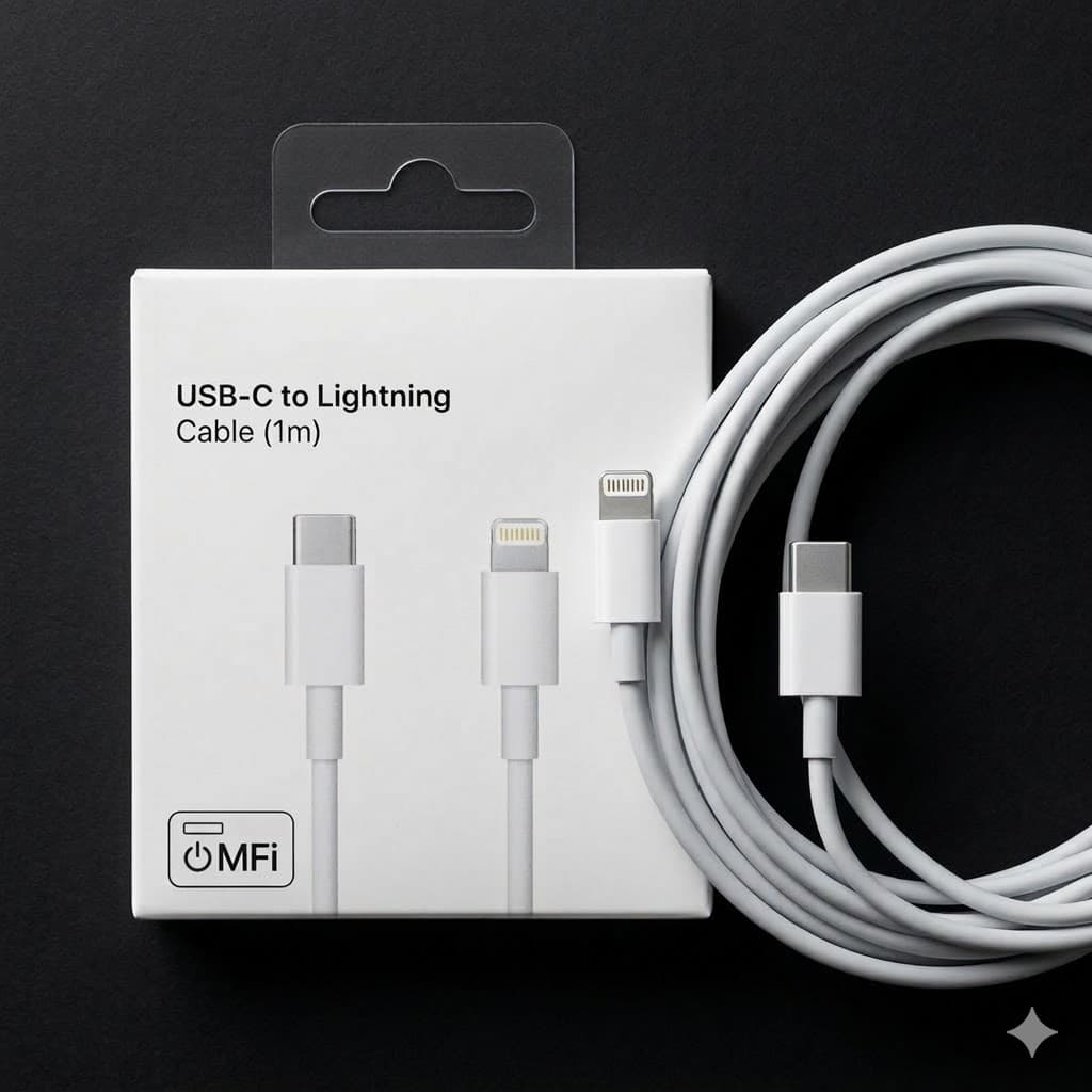 Cabo Carregador Lightning USB-C PD Turbo 20W Celular iPhone 11 12 13 14 Pro Max 1 metro Reforçado
