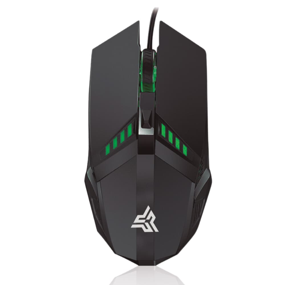 Mouse Gamer Para Jogo Ergonômico com fio Óptico Preto LED RGB USB PC Videogame Knup Barato