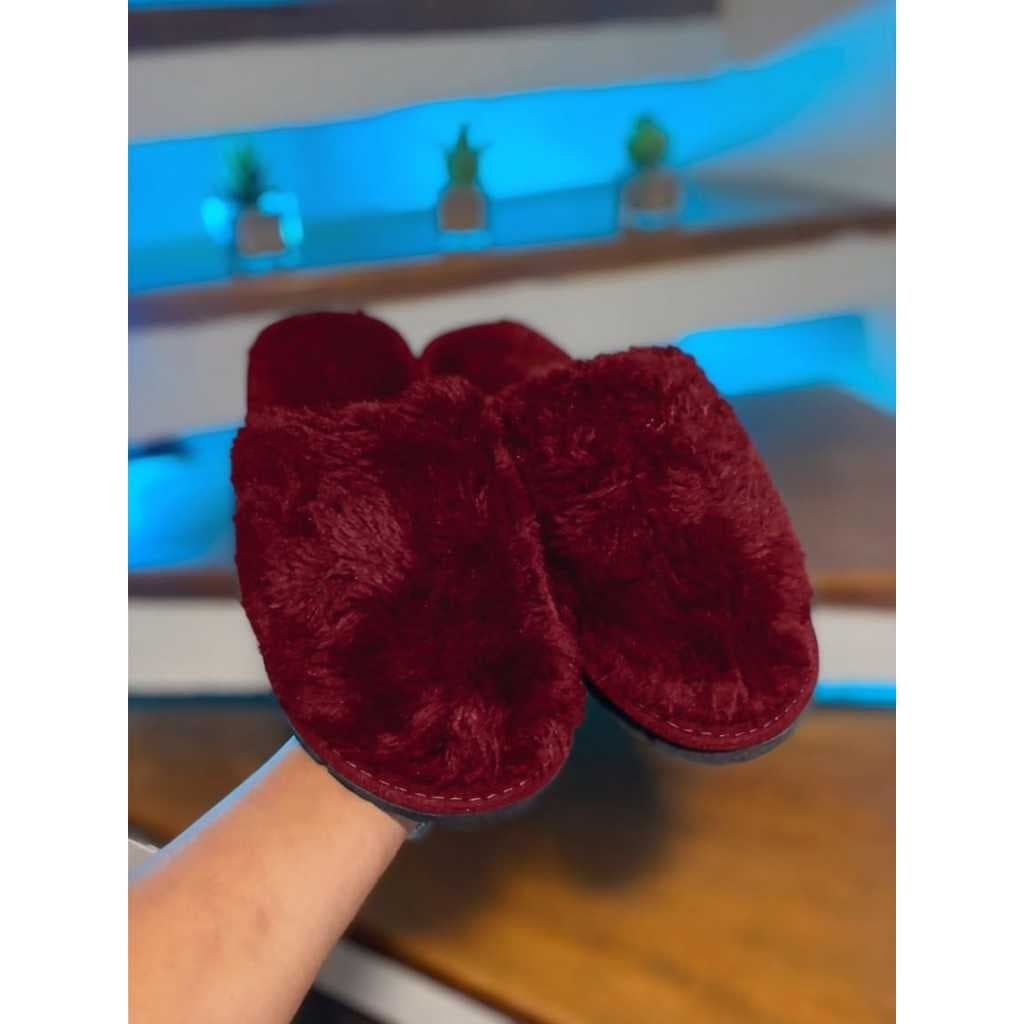 Pantufa Peluciada, chinelo de pelúcia, confortável com solado antiderrapante, Unissex e várias cores
