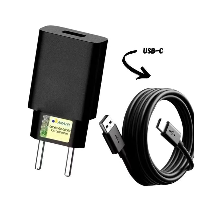 Carregador Turbo 30w Tipo C Micro-USB V8 Para Todos Moto G E X Z Carga Rapida ENVIO IMEDIATO