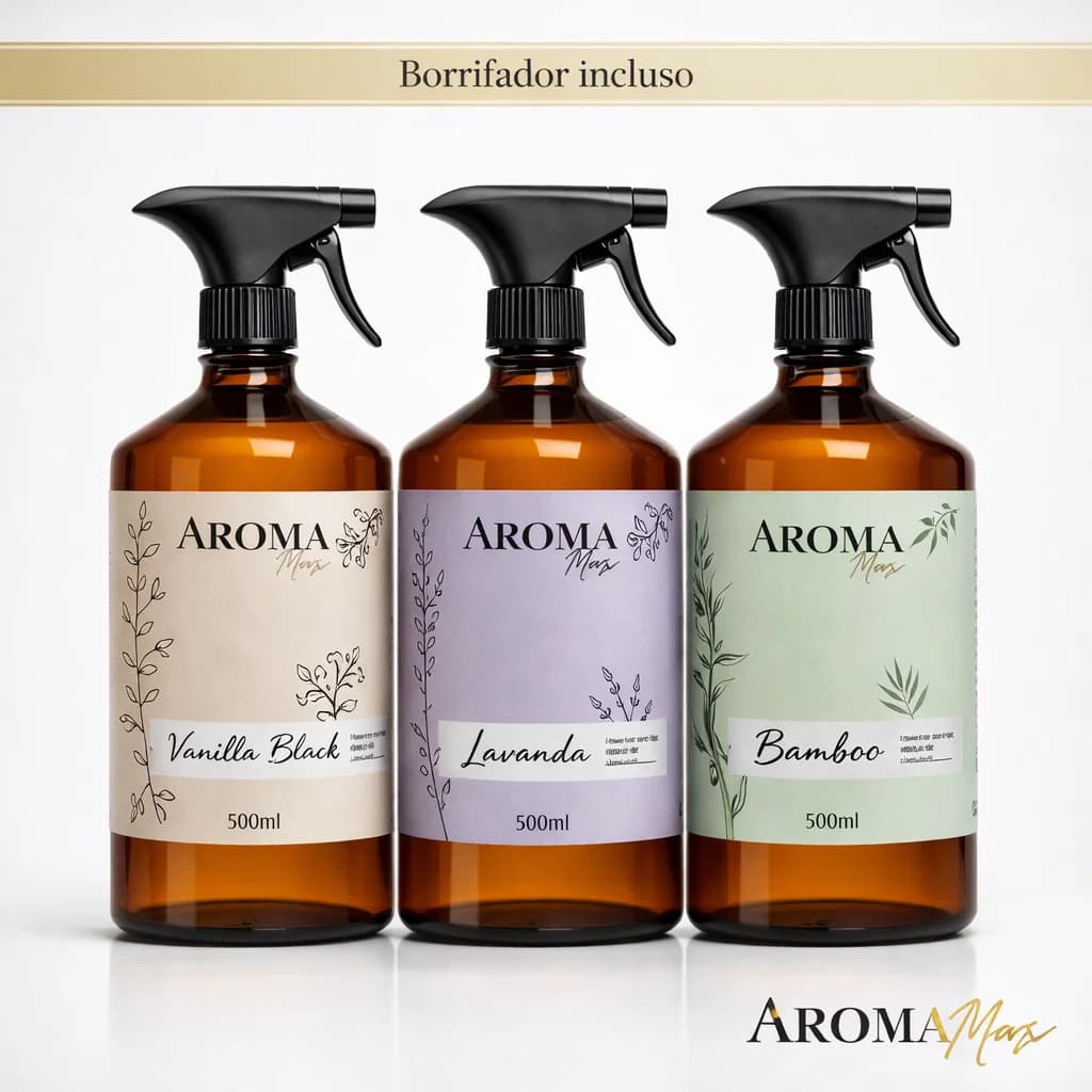 Água Perfumada 500ml Perfume Para Lençois Roupas Tecidos Lojas Roupas Hotel Academia Aroma Max