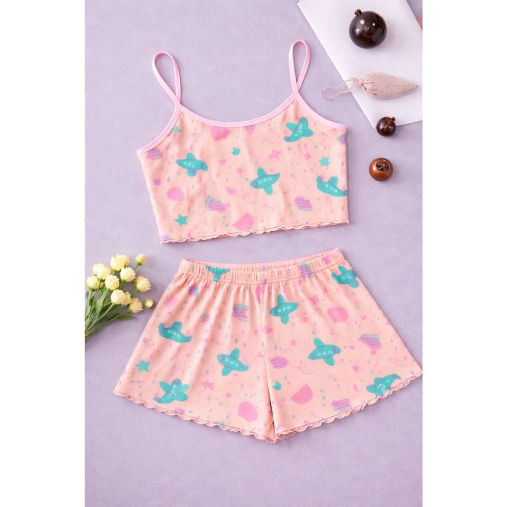 KIT 5 BABY DOLLS EM MALHA FRIA - CROPPED COM ALCINHAS | TECIDO RESPIRÁVEL E CONFORTO GARANTIDO