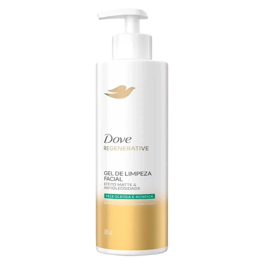 Gel de Limpeza Facial Dove Efeito Matte & Antioleosidade 300ml  Acneica|  ( Validade 09/26)
