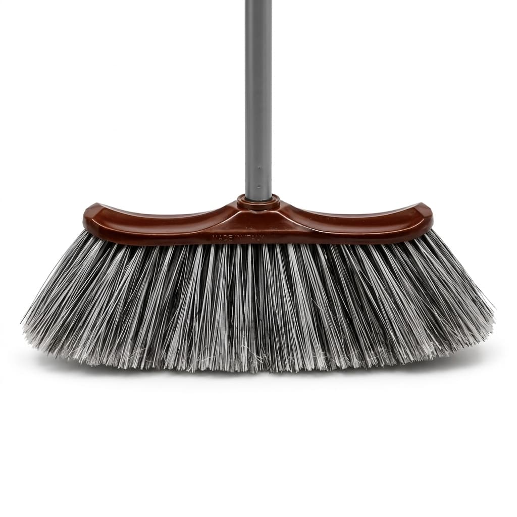 Vassoura Italiana de Limpeza Multiuso Doméstico Piso Frio e Azulejos e Porcelanatos Leve e Prática