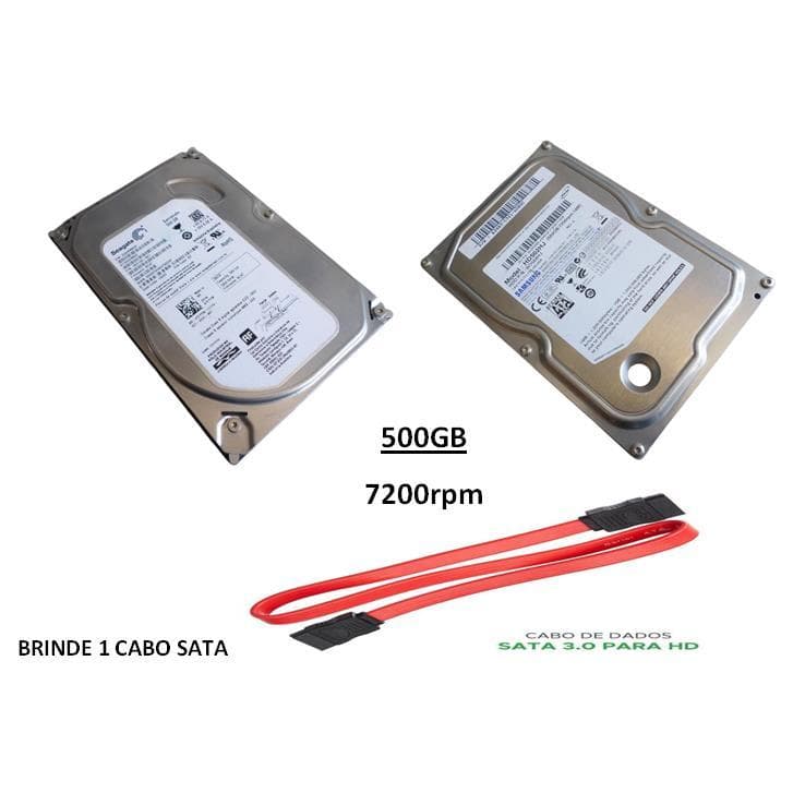 HD para PC Samsung HD502HJ ou Seagate ST500DM002 500GB 7200RPM