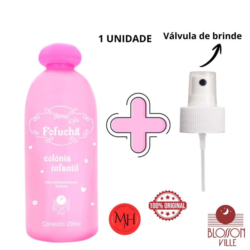 Colônia Fofucha 200ml Blosson Ville