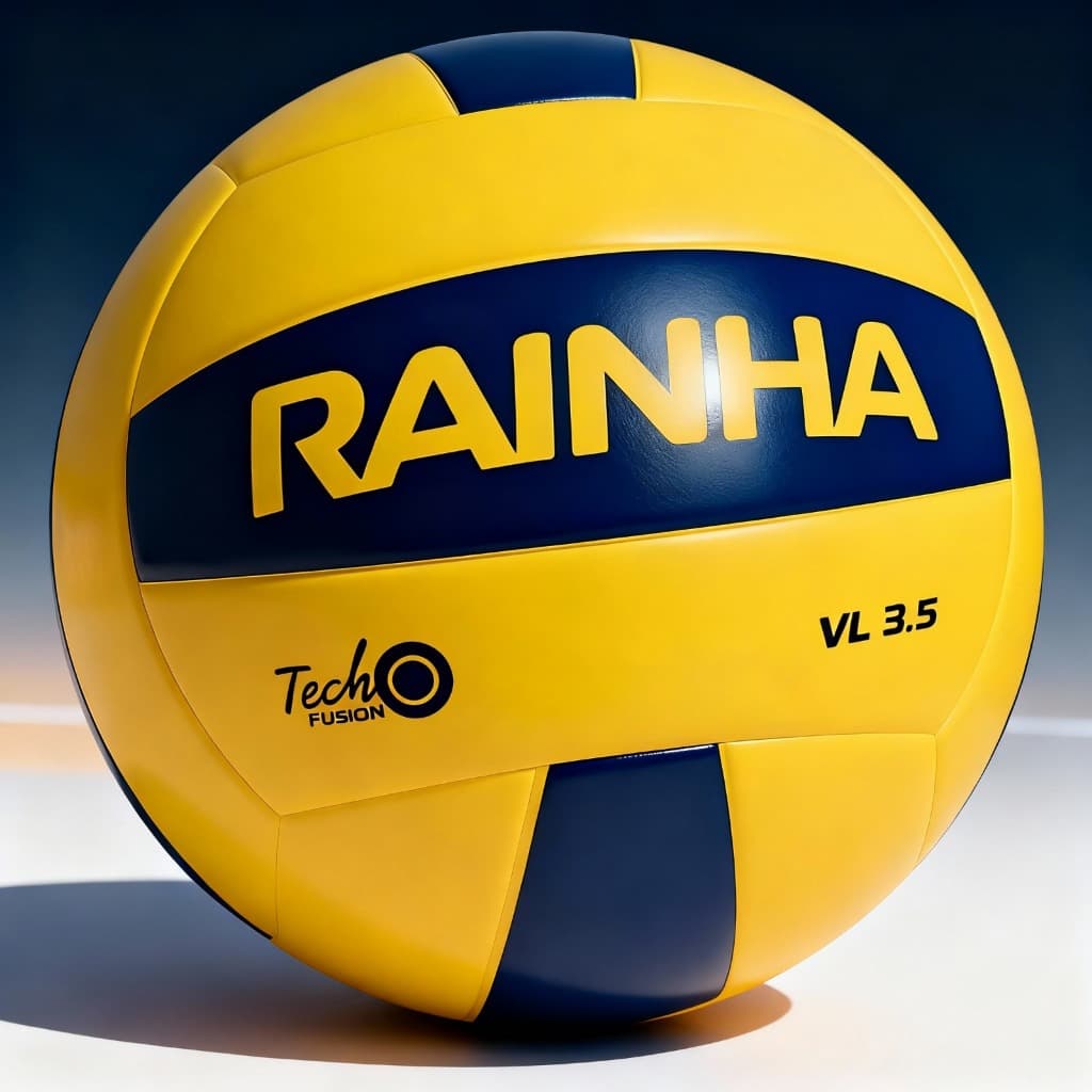 Bola de Vôlei Profissional Rainha 3.5 Oficial - Quadra e Areia Ideal Para Jogos, Treino e Lazer.