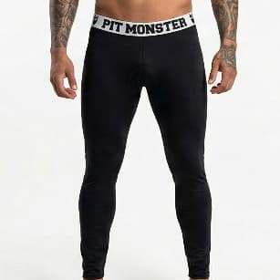 Calça Térmica Segunda Pele Esportivo Masculino Proteção UV50+ Microfibra PitMonster academia
