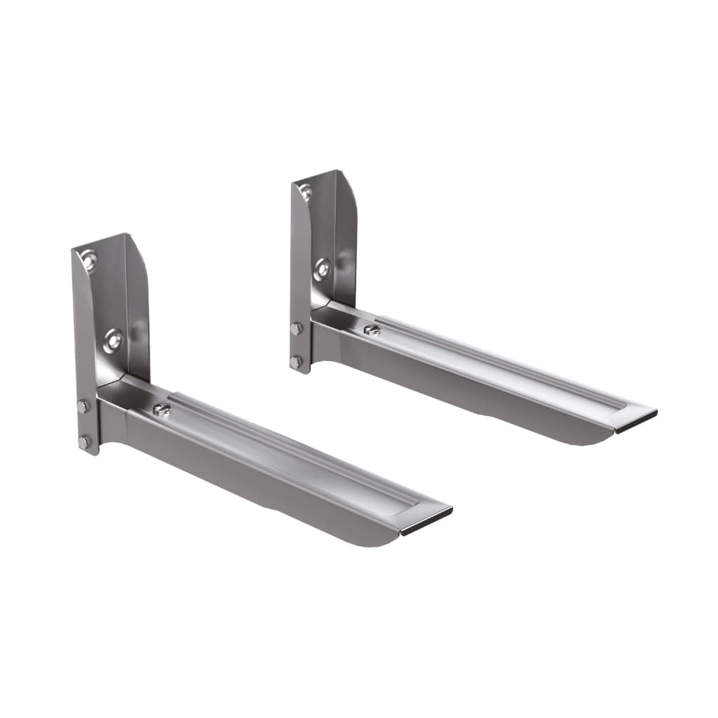 Suporte para Fornos e Micro-ondas, Ajustável 28,4 a 41,4 cm, Suporte Até 30 kg, Prata, MW05SL, ELG