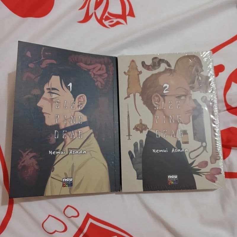 (usado) vol. 1 e 2 sleeping dead mangá yaoi bl