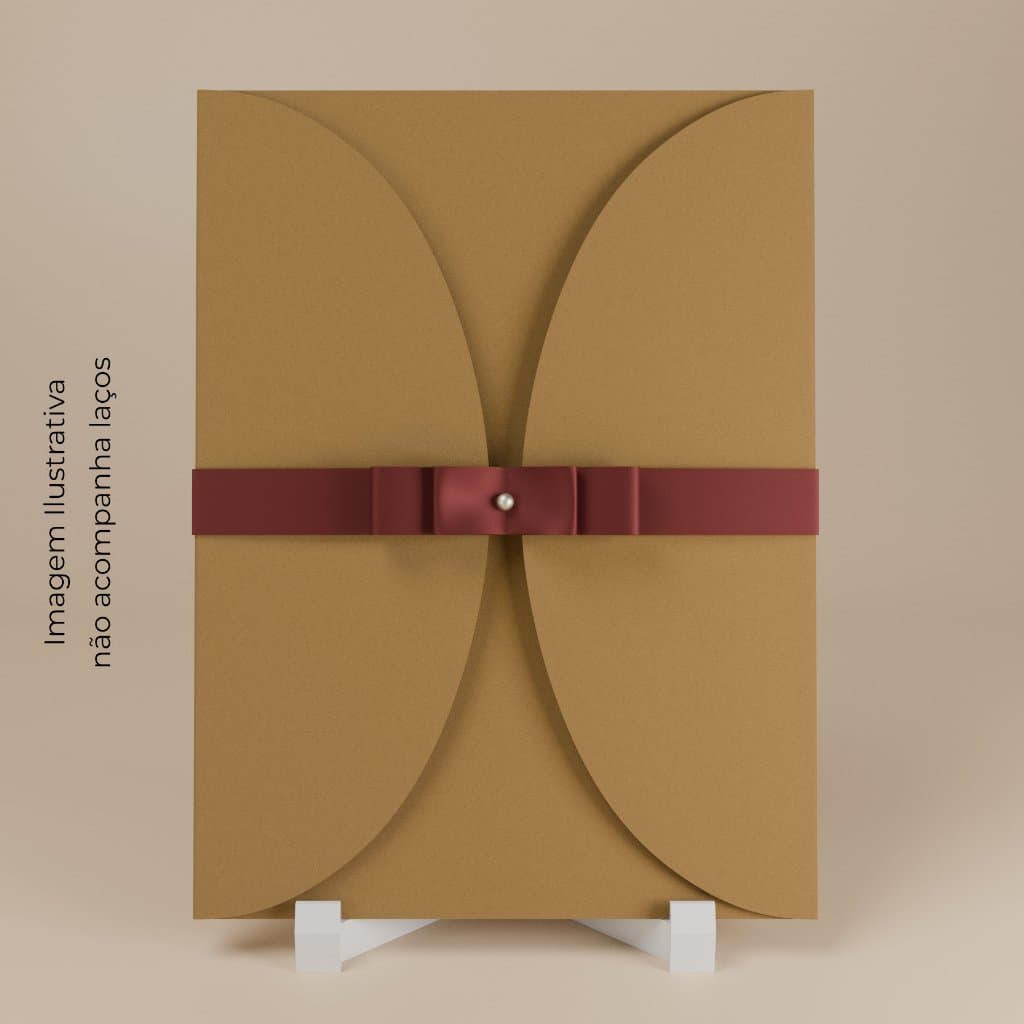 Envelope Kraft para Convite de Casamento