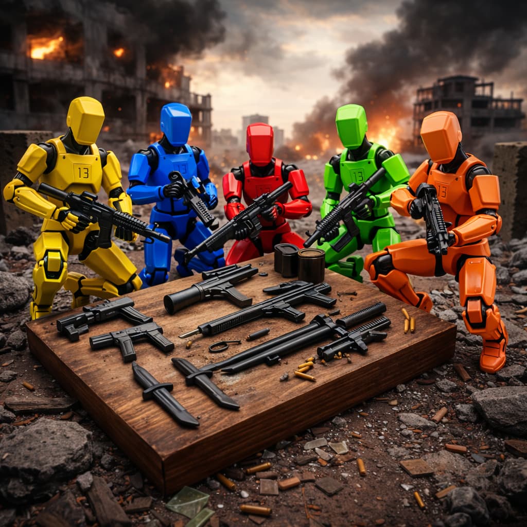 Dummy 13 Boneco Articulado Para Montagem | Action Figure | Alta Qualidade | Crie Poses Incríveis