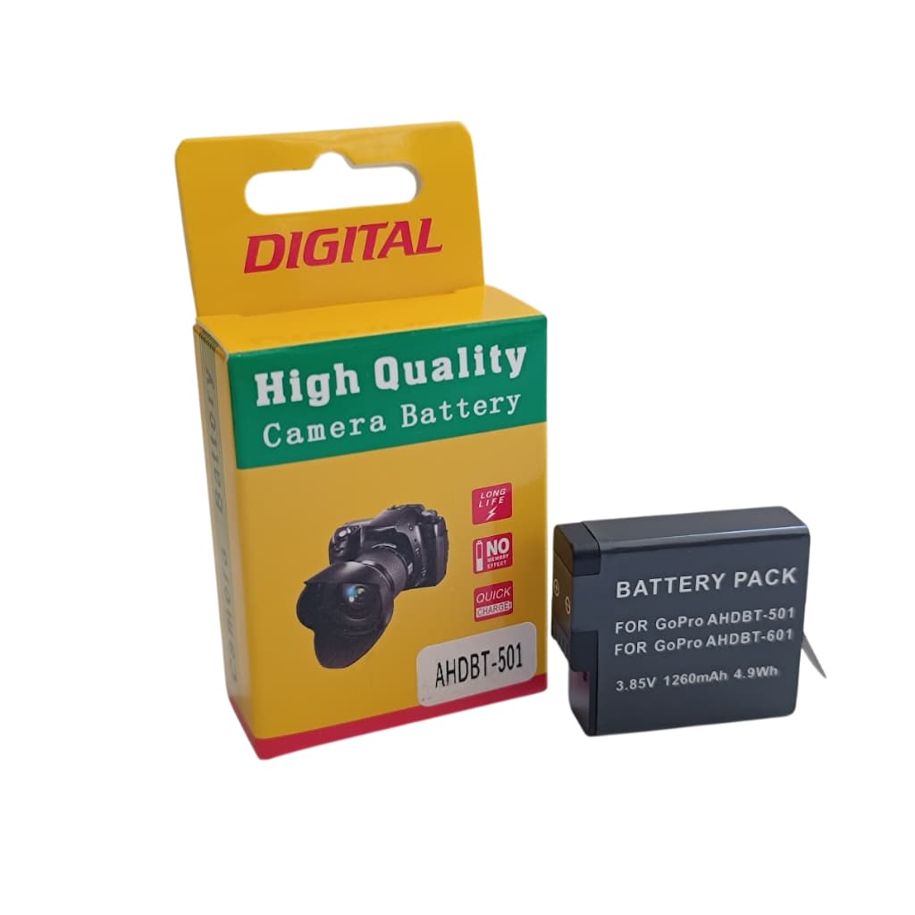 Bateria Ahdbt-501 para Gopro Hero 5 Hero 6 Hero 7 Nova