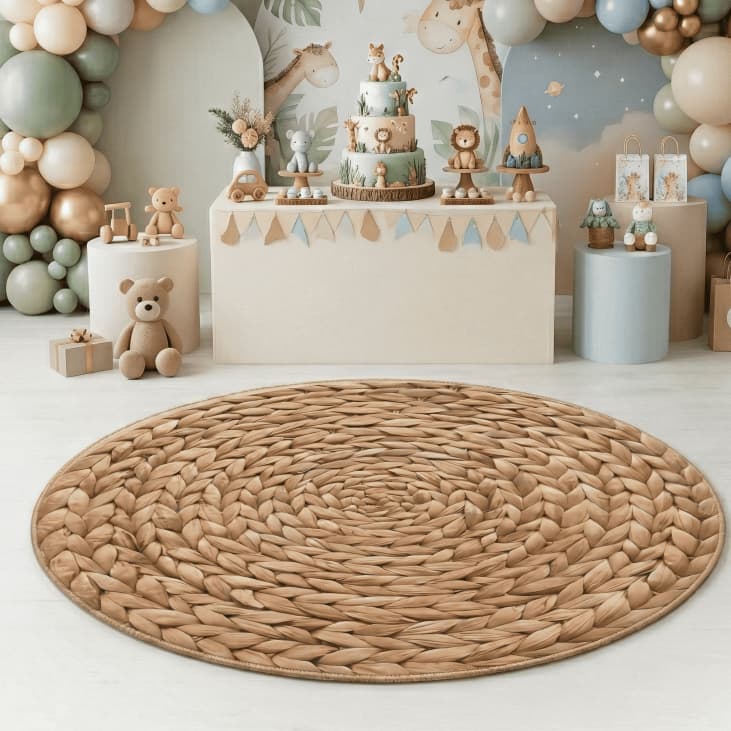 Tapete Decorativo Aspiral 1.40 x 1.40 Decoração Festa Sublimado Lançamento Promoção Bibi Painéis