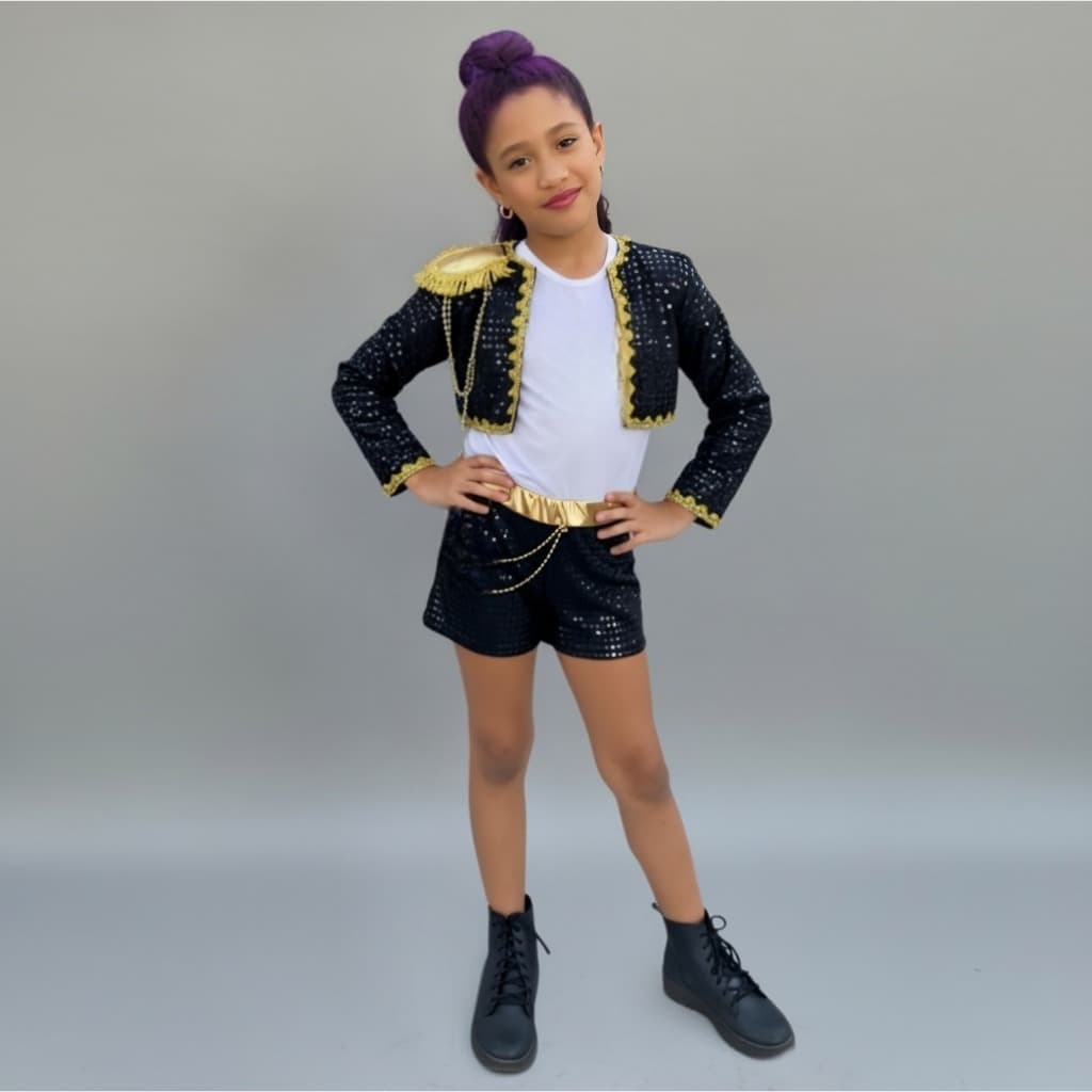 Fantasia Guerreiras do Kpop Huntrx Infantil Cosplay Rumi Mira Zoey Menina Carnaval