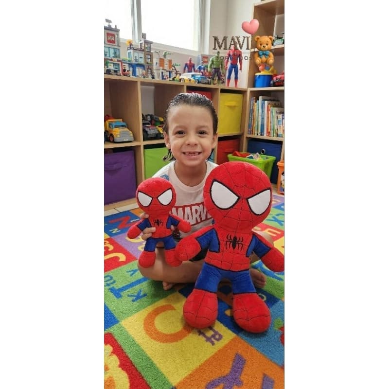 Pelúcia Homem Aranha Bordada 54cm | Presente Super-heróis