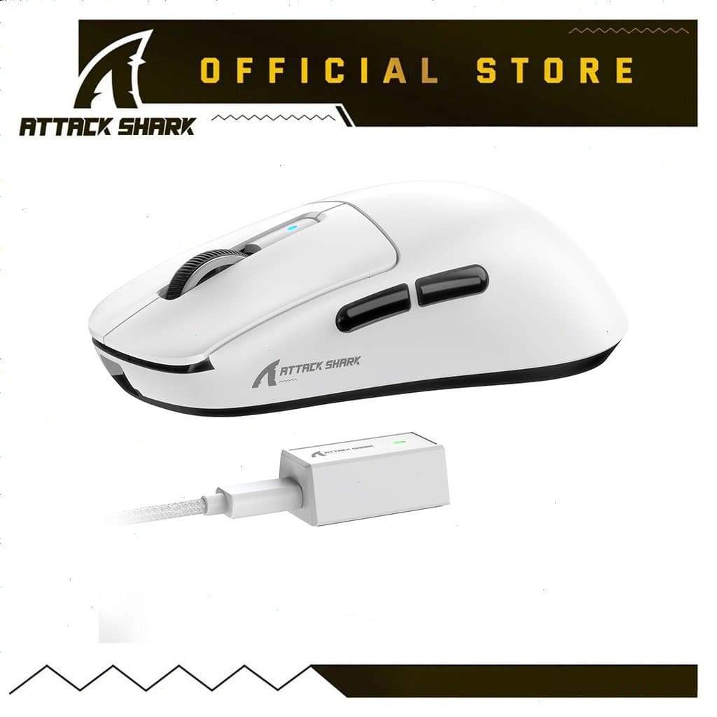 ATTACK SHARK R6 Ultralight 39g Wireless 8K PAW3950MAX Gaming Mouse