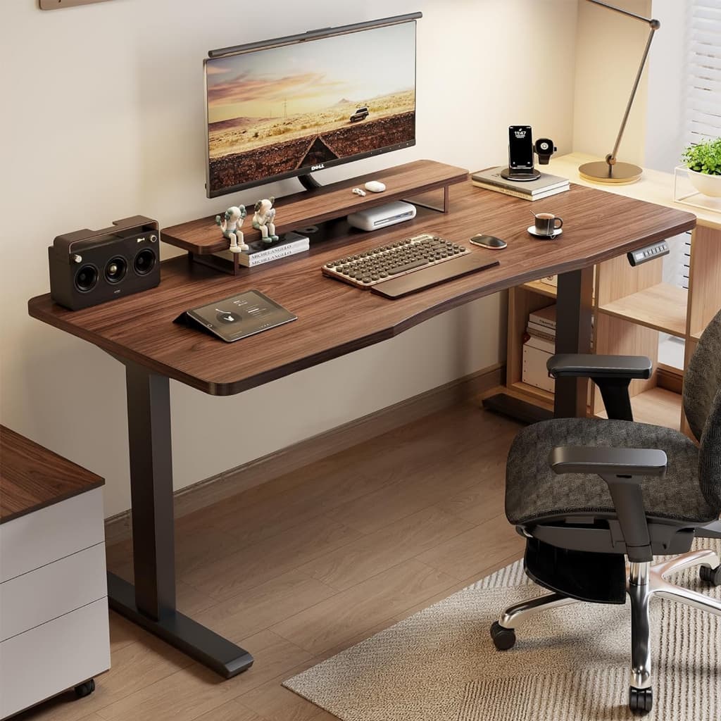 Base Mesa Ergonômica Regulagem Altura Elétrica Standing Desk Home Office Motorizada Memória Estrutura Reforçada