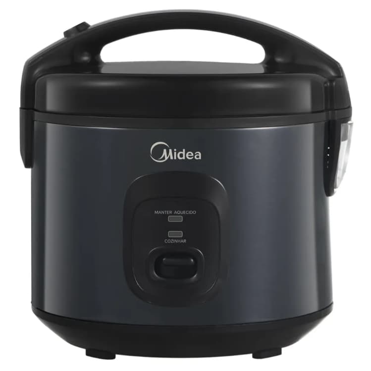 Panela de Arroz elétrica 3L Preta Midea cor preto 127v
