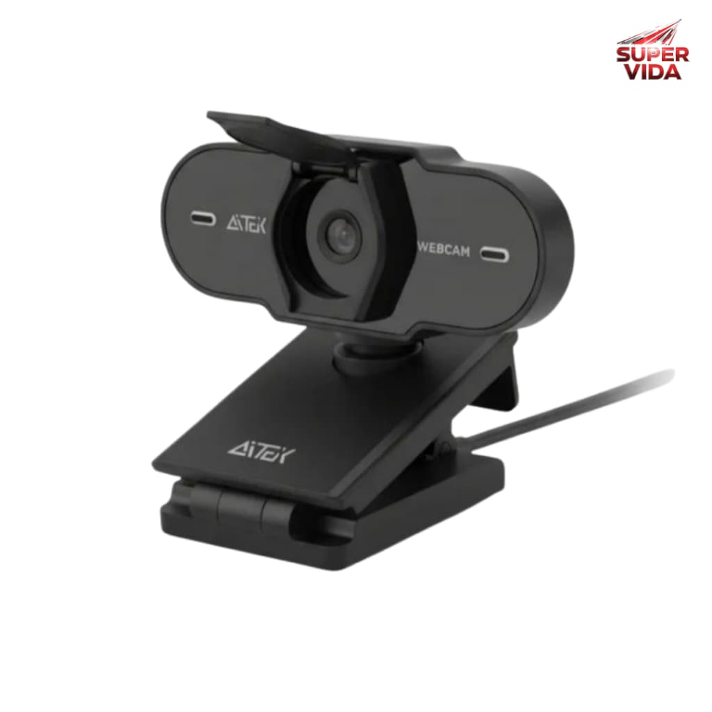 Webcam Full Hd 1080P 2MP Com microfone USB Para windows Mac - AITEK