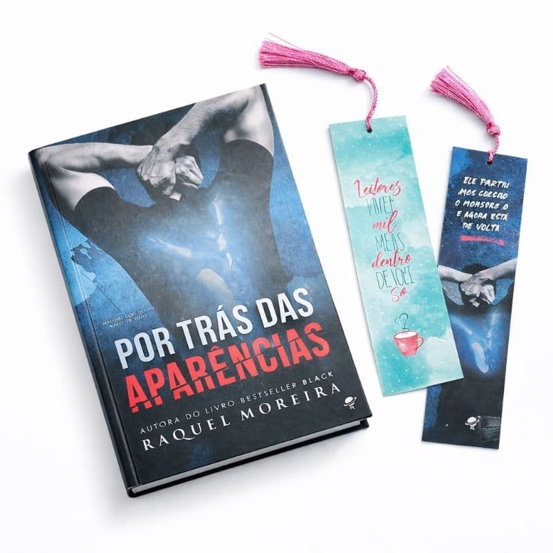 Livro Por Trás das Aparências + brindes (Raquel Moreira)
