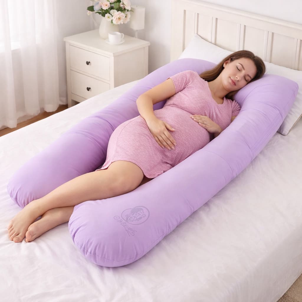 Travesseiro de Corpo Almofada para Gestante Grávida 1,20x60 Promoção