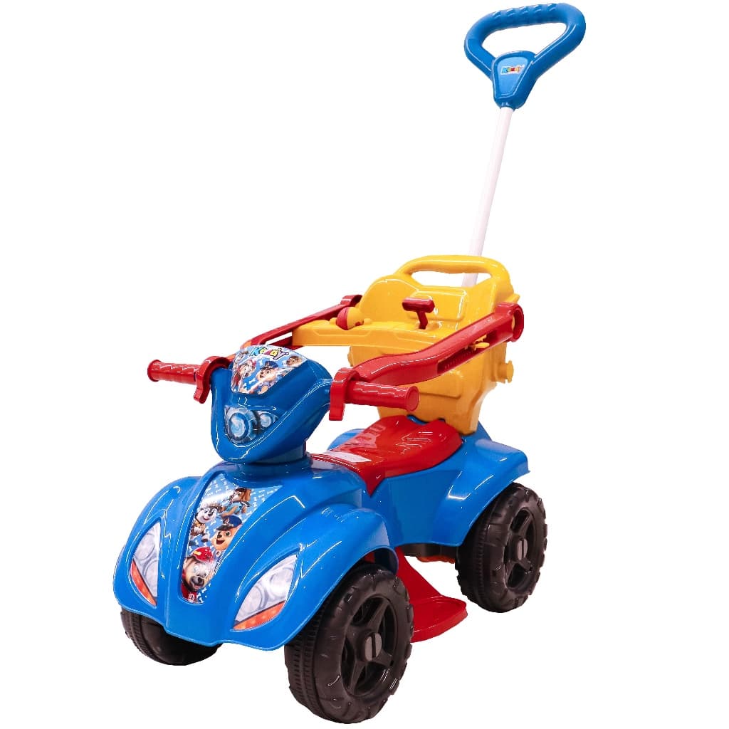 Quadriciclo Infantil Kendy Com Empurrador Para Passeio Criança Bebê Menino Menina Carrinho Brinquedo