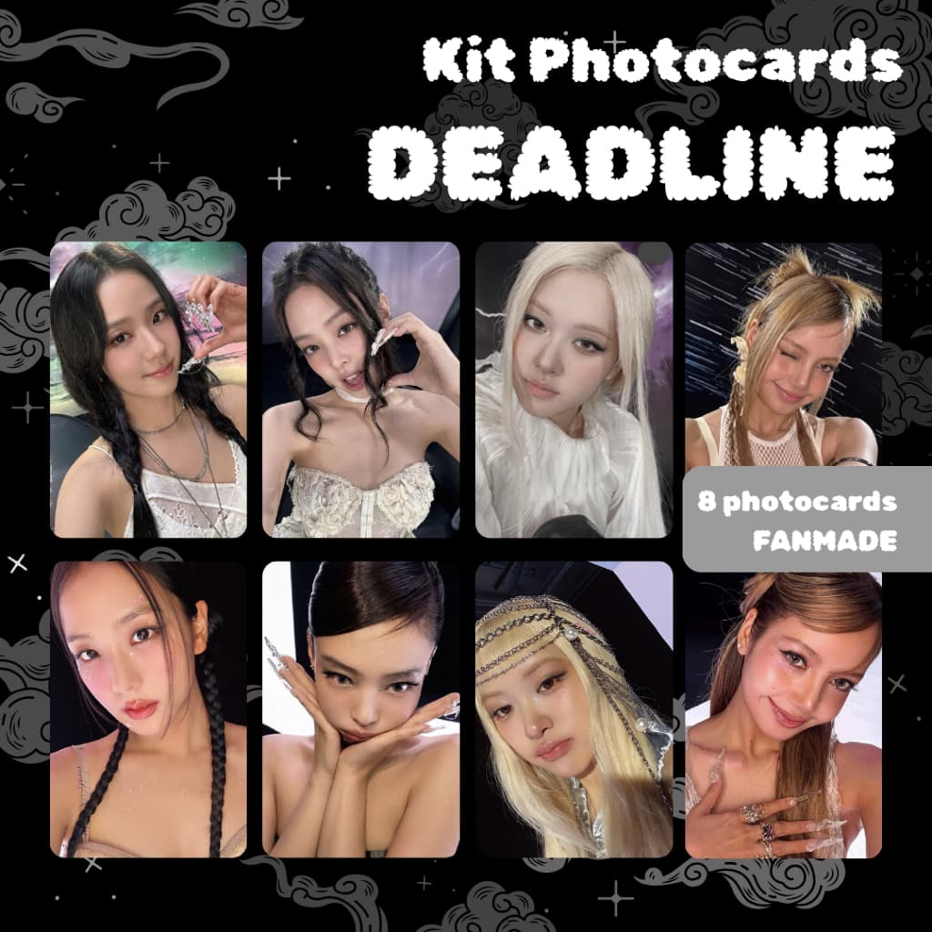 Photocards Blackpink DEADLINE Selca Kpop Fanmade