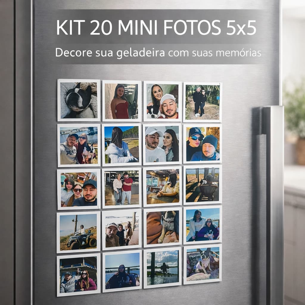 Foto Imã 5×5 cm – Não Desbota | Qualidade Profissional