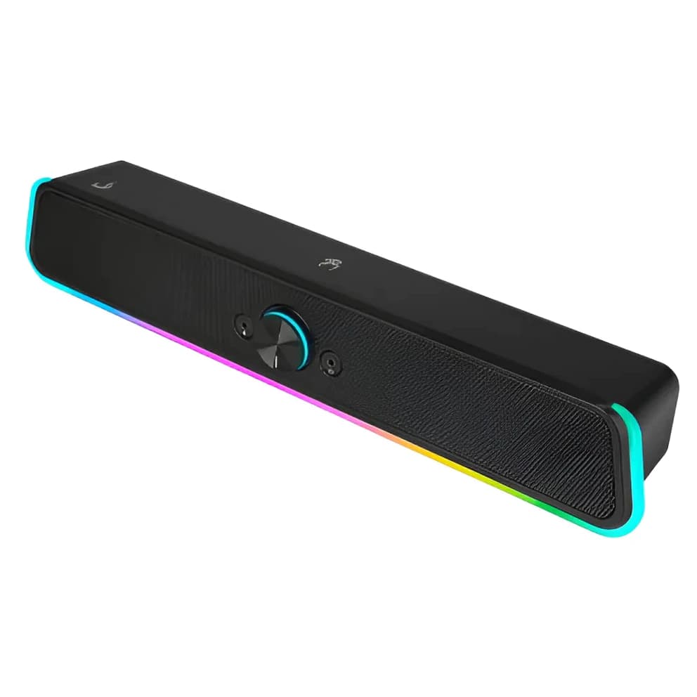 Caixa De Som Soundbar Led Para Computador Pc Usb P2 Gamer 1002/1090