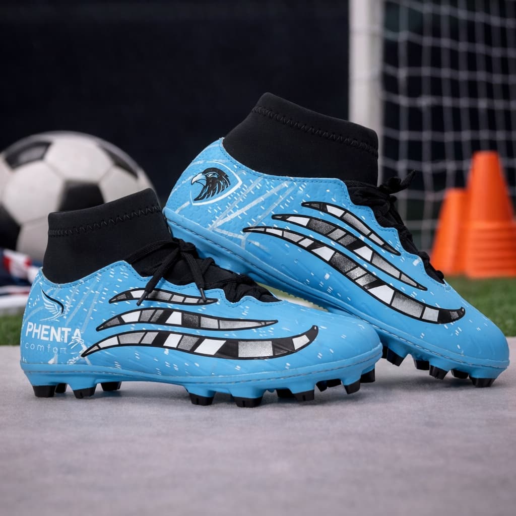 Chuteira Infantil Botinha Original  Campo Gramado Phenta Leve Confort