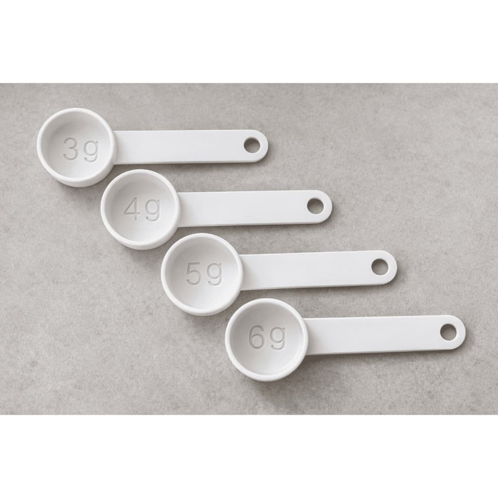 Kit Colheres Medidoras 3g 4g 5g 6g Dosador Para Whey Café Temperos