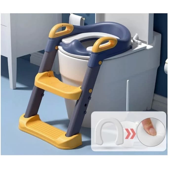 Assento Redutor Infantil com Escada Ajustável | Seguro e Confortável